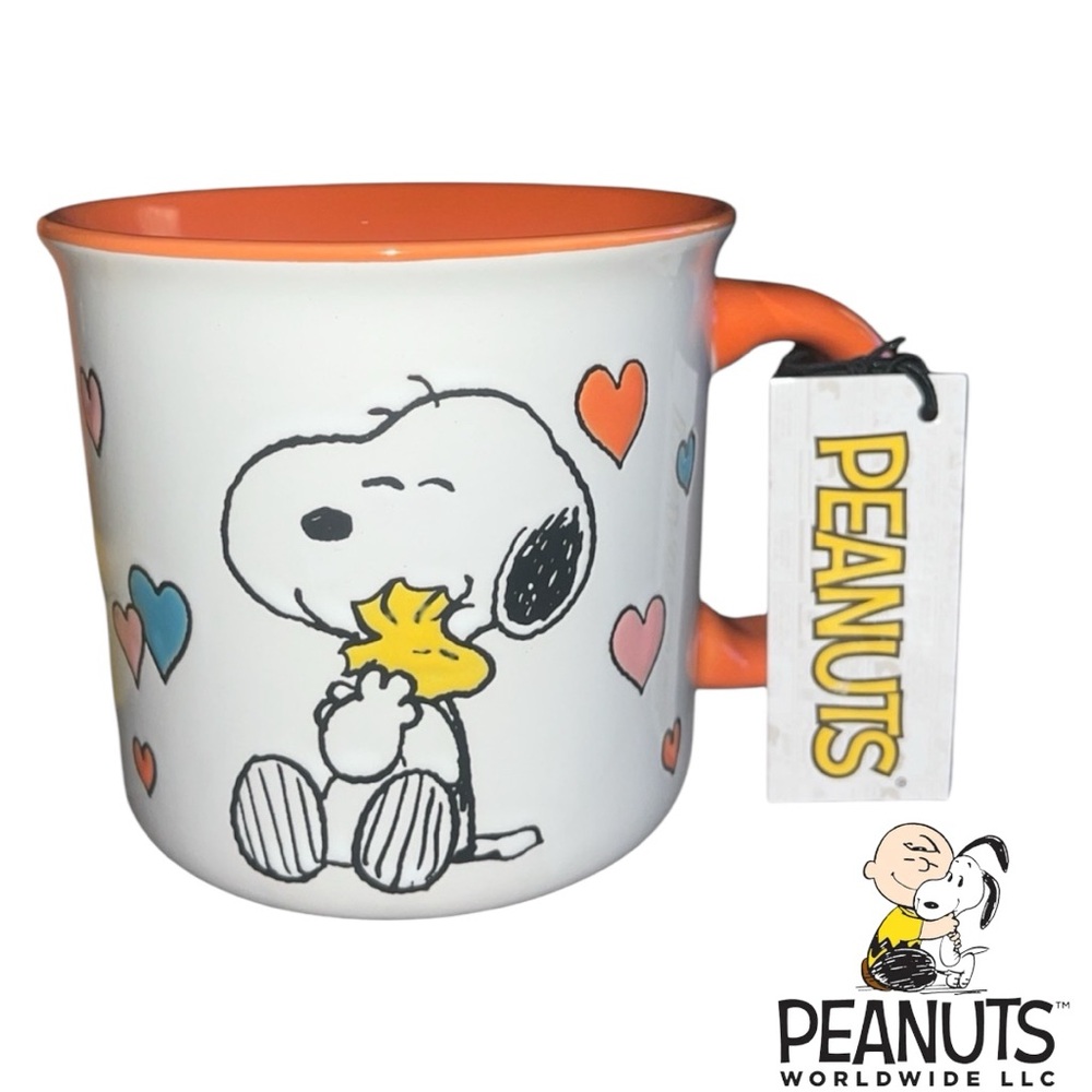 Peanuts Snoopy & Woodstock 21oz. Stoneware Mug